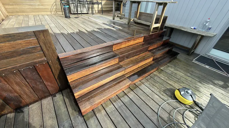 Reiniging van een dakterras, foto 5
