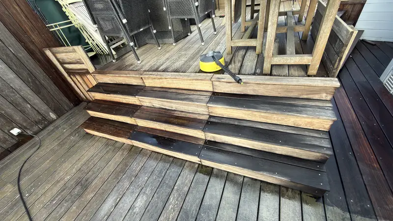 Reiniging van een dakterras, foto 6