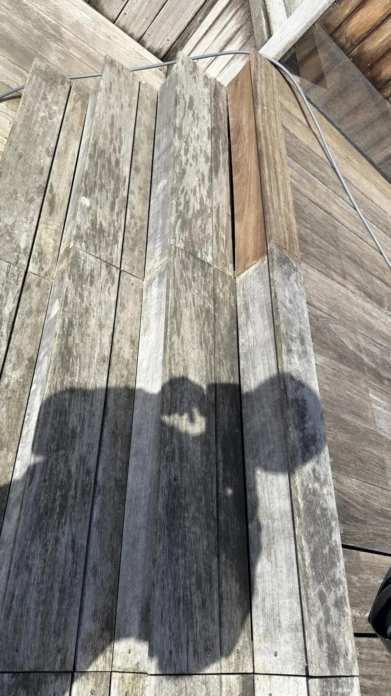 Reiniging van een dakterras, foto 12