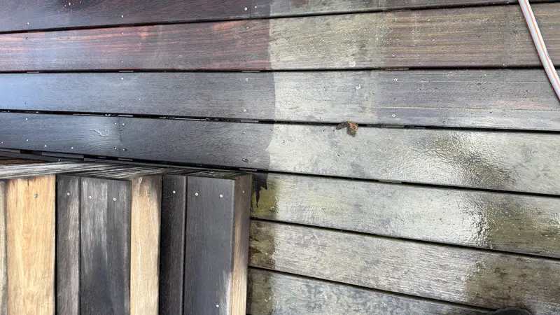 Reiniging van een dakterras, foto 15