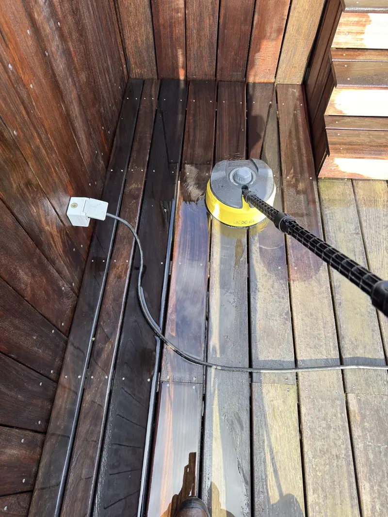 Reiniging van een dakterras, foto 16