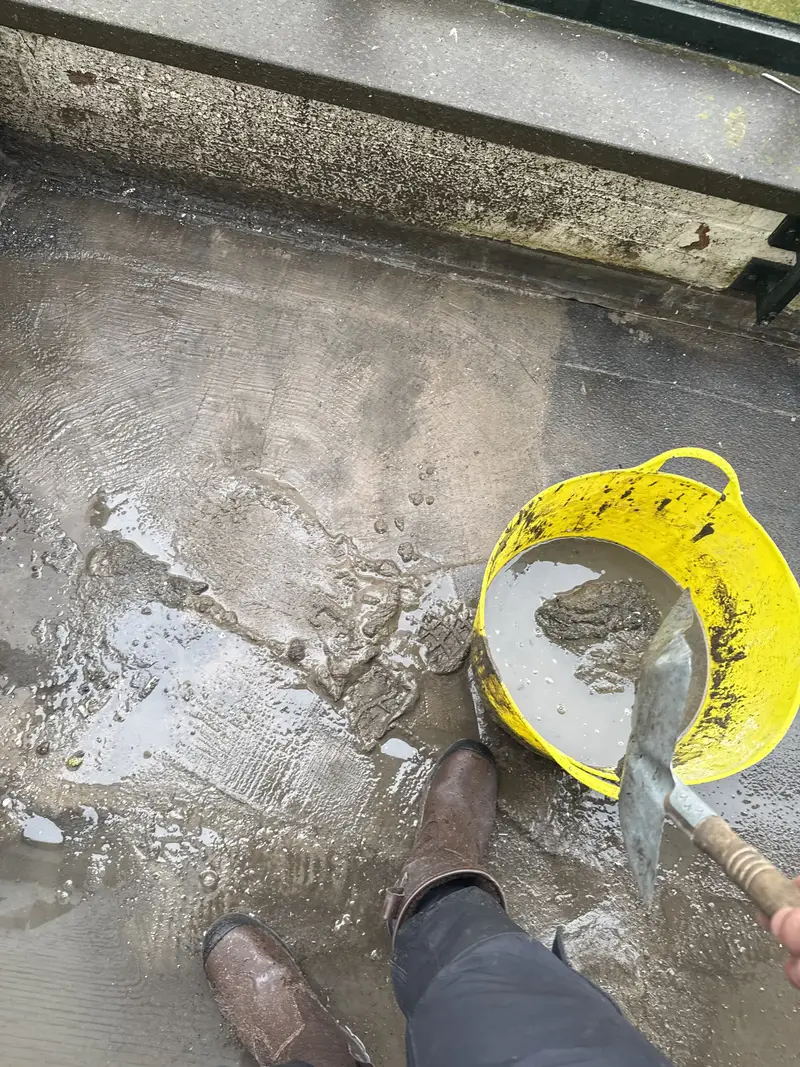 Voorbereiding van een dakterras, foto 3