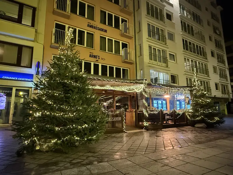 Kerstverlichting in Oostende, foto 2