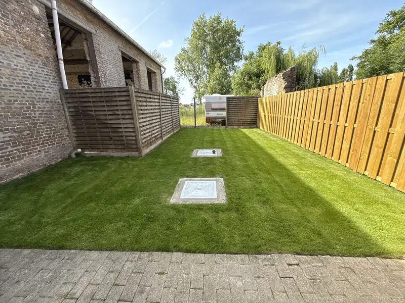 Nieuwe houten schutting, foto 2