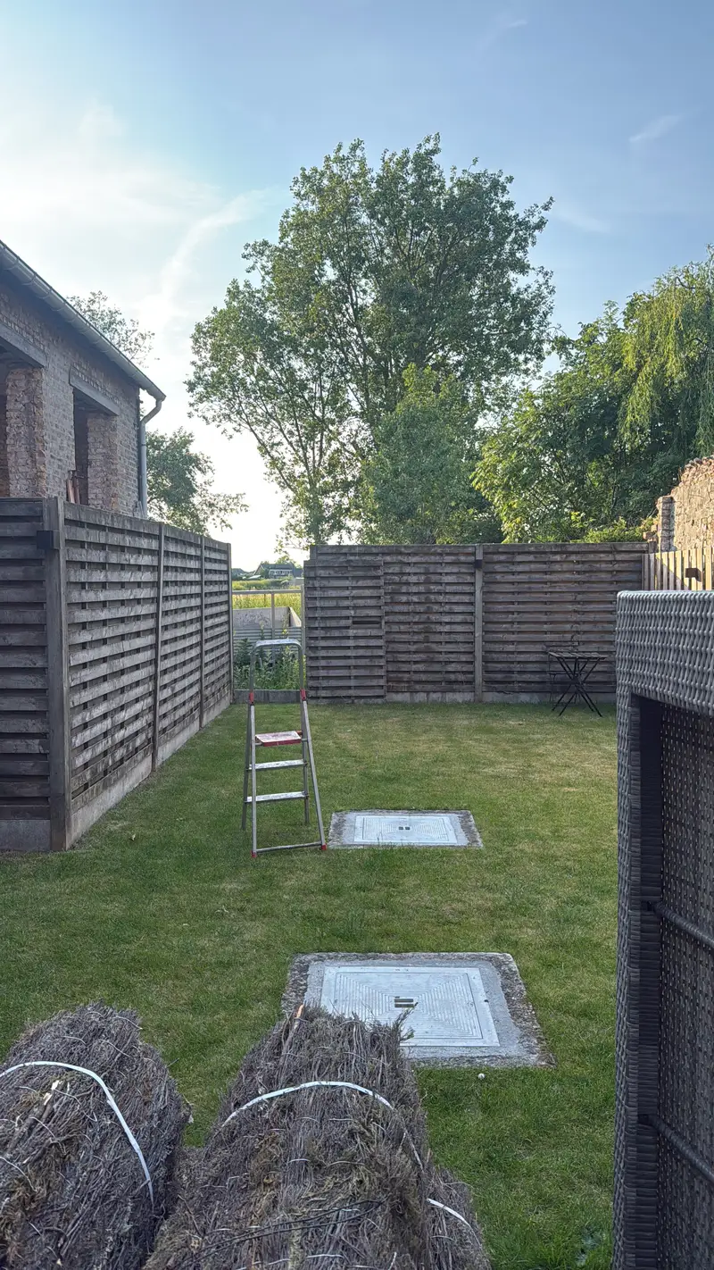Nieuwe houten schutting, foto 15