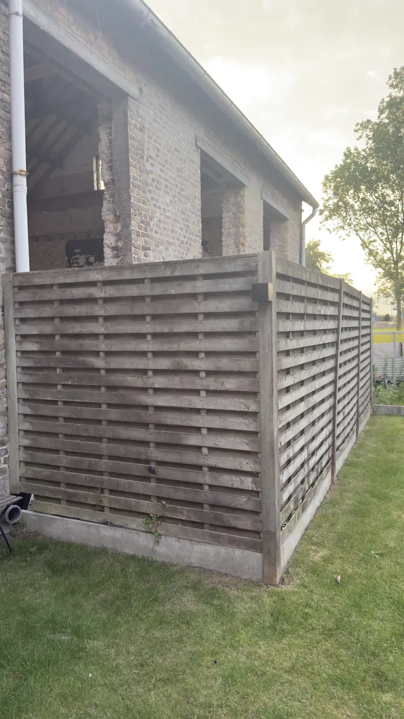 Nieuwe houten schutting, foto 16