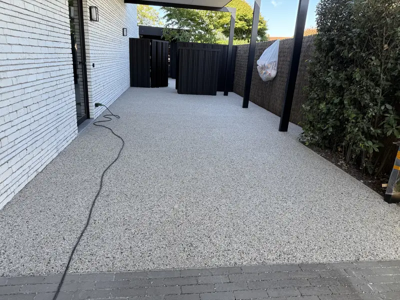 Heraanleg van oprit en terras in Blankenberge, foto 4