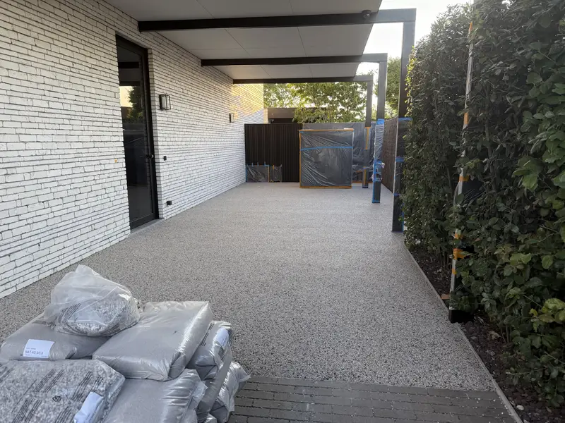 Heraanleg van oprit en terras in Blankenberge, foto 14