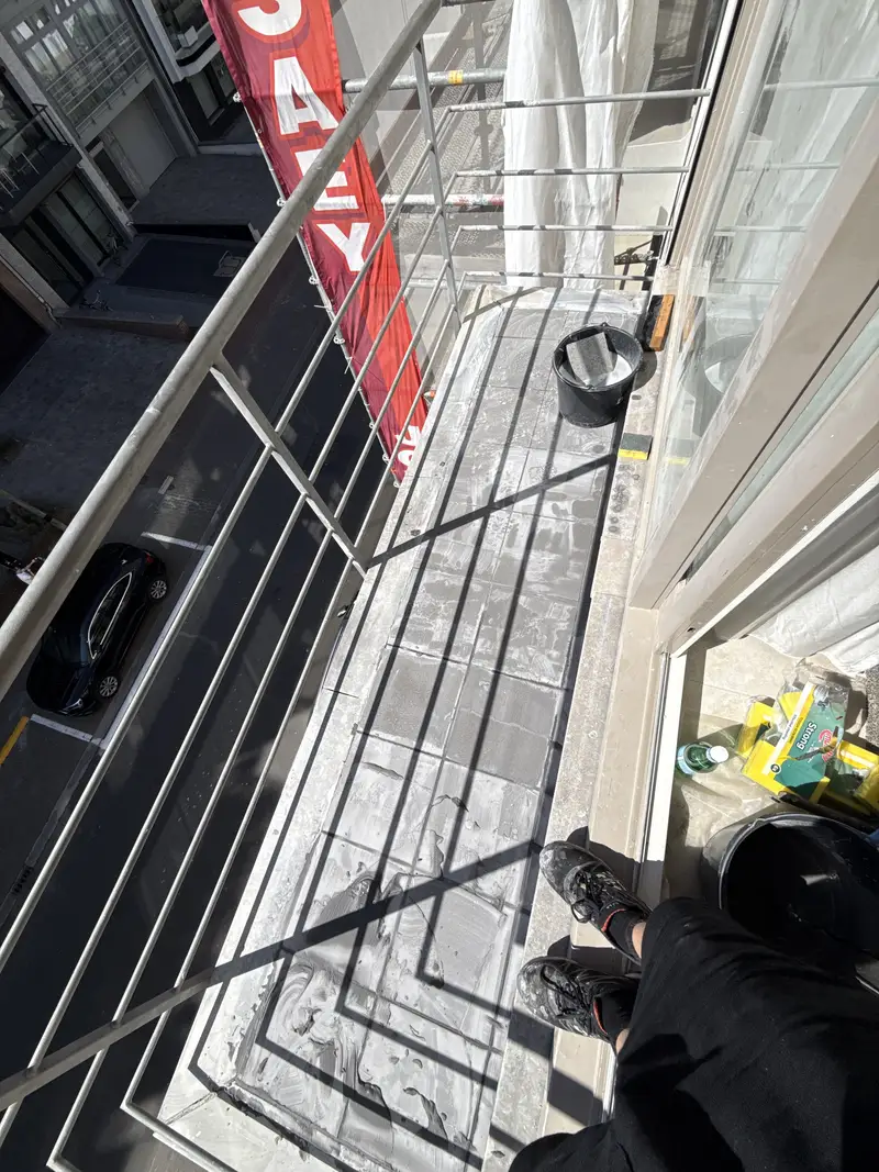 Betegeling van een terras, foto 7