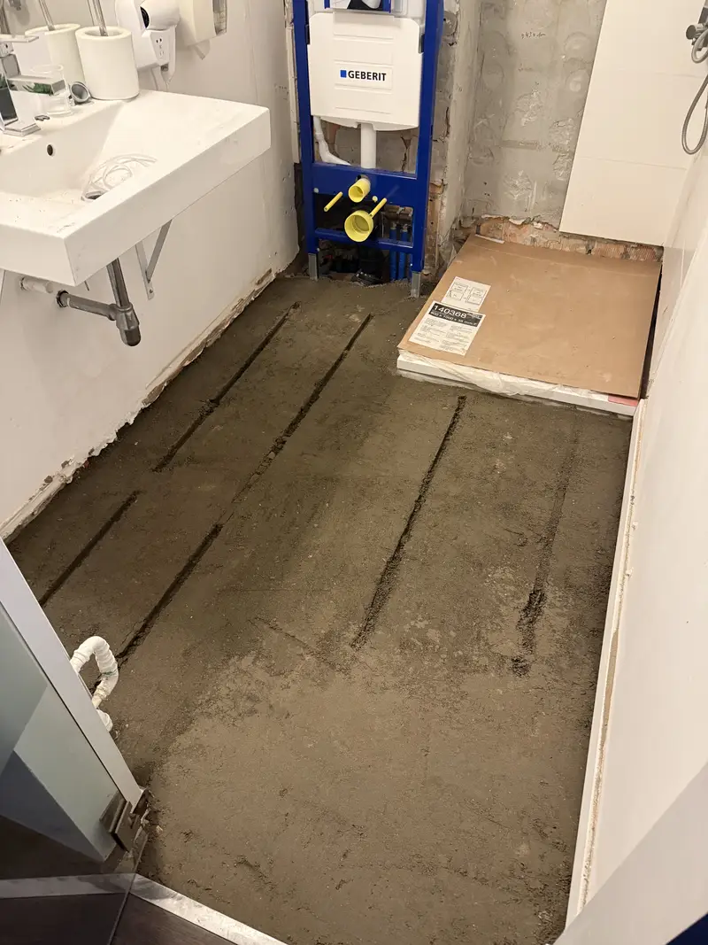 Parket en chape voor een hotel in Oostende, foto 2